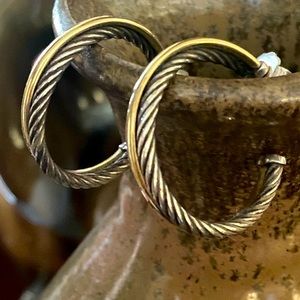 David Yurman hoop earrings